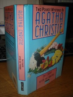 Christie, Agatha. 'The Clocks' and 'After the Funeral'.  Special hardcover book with dustjacket, published in 1990 for WHSmith, 346 pages. ISBN 0002237172. Condition: very good. Price £3.99 (not including p&p-specified when you buy!)